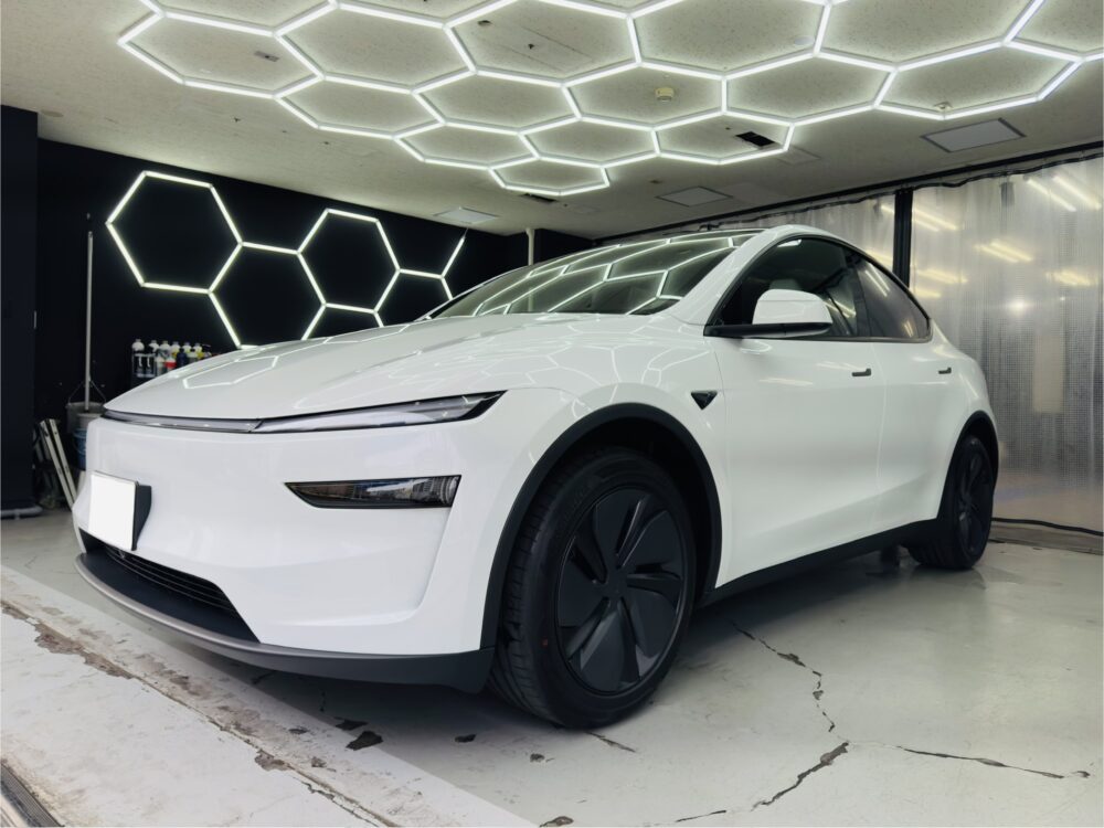 【PRIMEセラミックコーティング】テスラ モデルY プライムセラミックコーティングEXE他 川崎市幸区