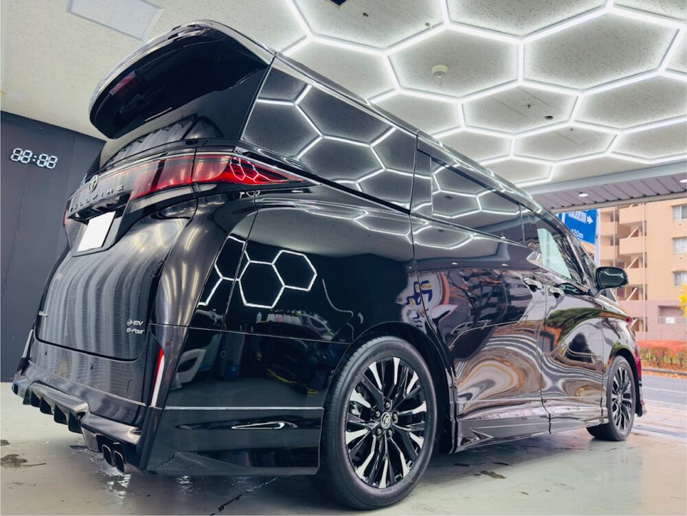 ヴェルファイア GR エアロ 洗車 コーティング 横浜