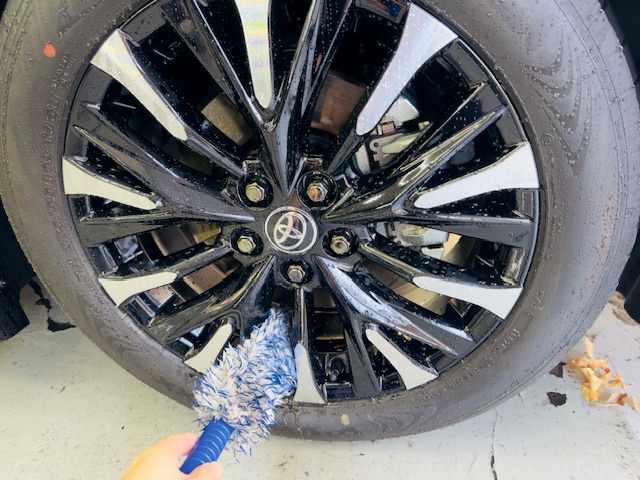 ヴェルファイア GR ホイール 洗車