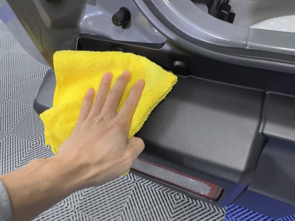 スズキ ジムニー シミ除去 酸性クリーナー 横浜