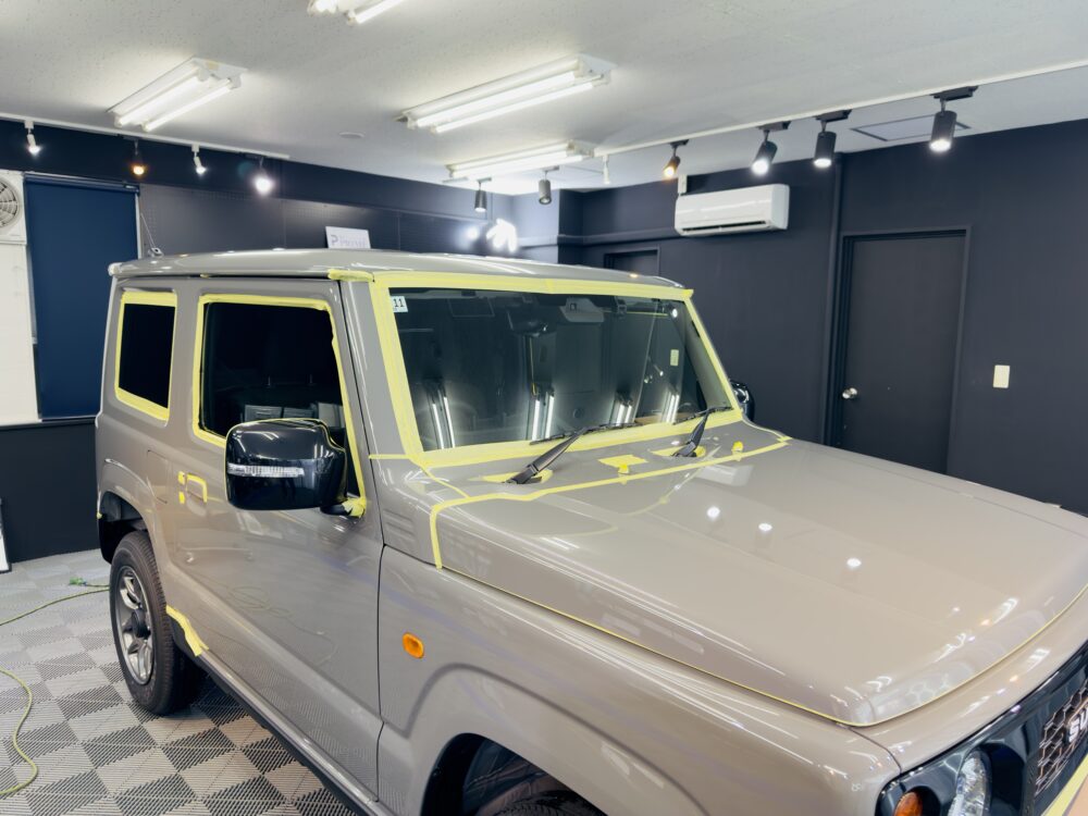 スズキ ジムニー マスキングテープ 養生