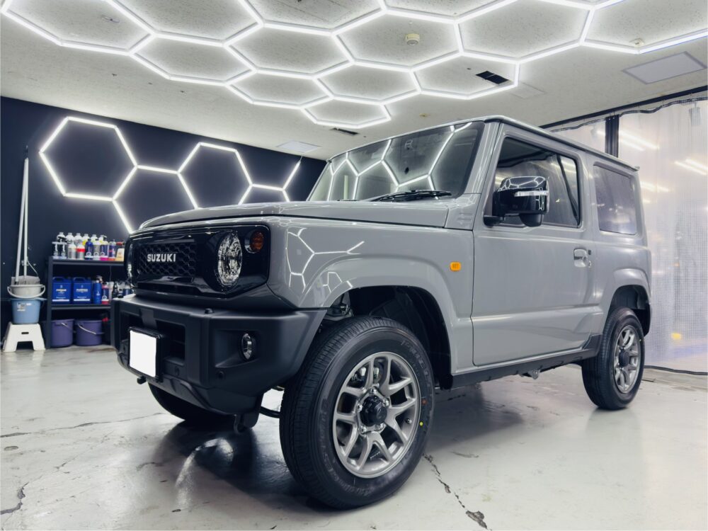 【横浜 セラミックコーティング】新車スズキ ジムニー プライムセラミックコーティング施工 横浜市泉区