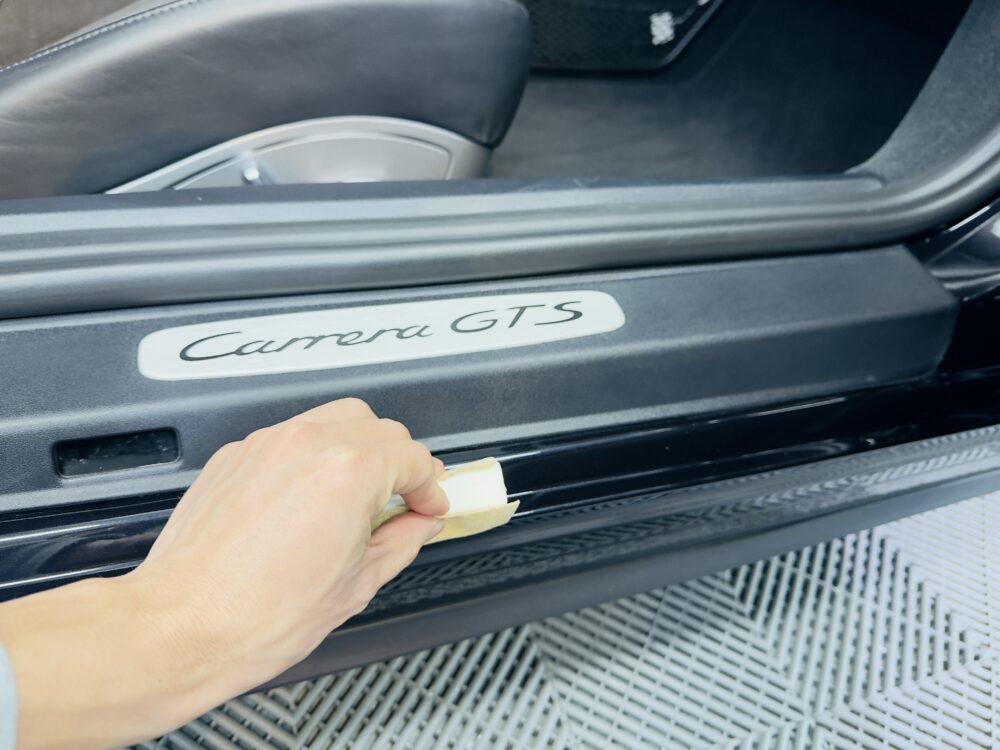 ポルシェ911 ドア内側コーティング 横浜