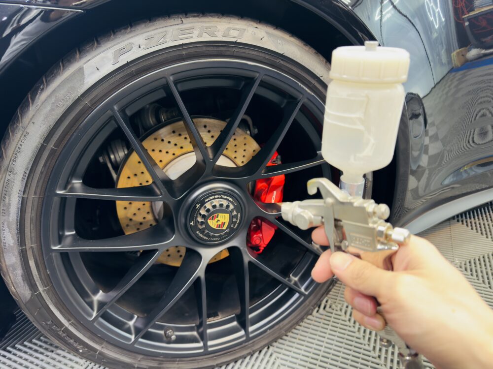 ポルシェ911 ホイールコーティング 横浜