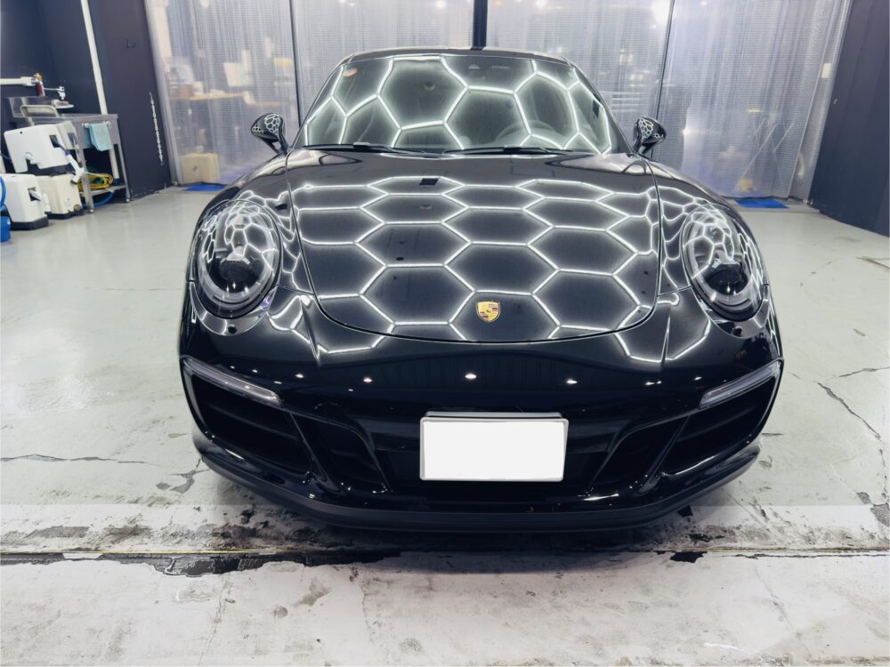 ポルシェ911 セラミックコーティング ガラスコーティング 横浜