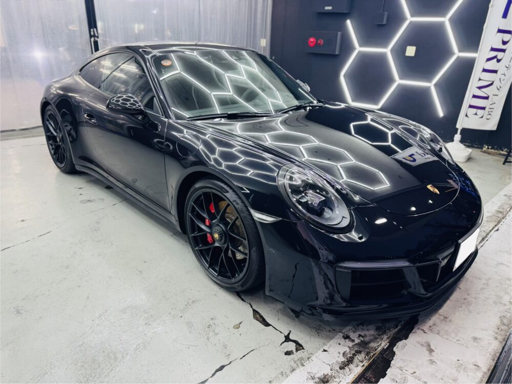 ポルシェ911 洗車 コーティング 安い 早い 綺麗