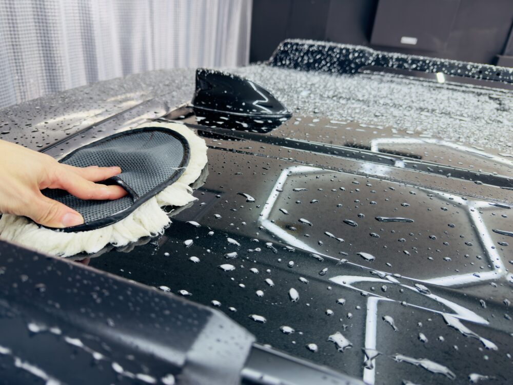 レクサス GX ムートン洗車 ムートングローブ