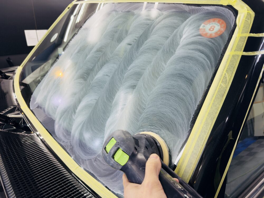 レクサス GX 窓ガラス 油膜取り