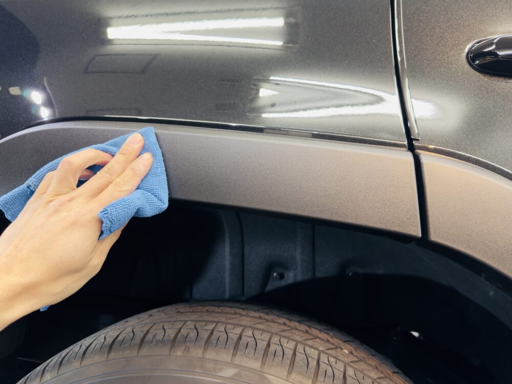 レクサスGX 樹脂パーツコーティング