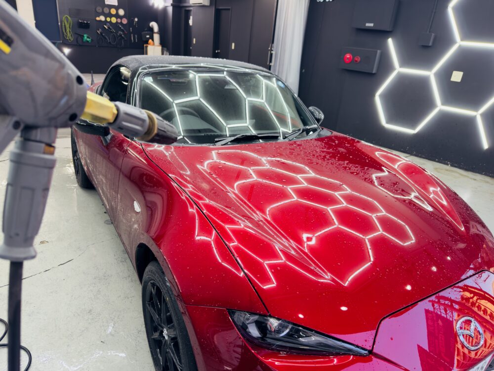 マツダロードスター 高圧洗浄機 ケルヒャー