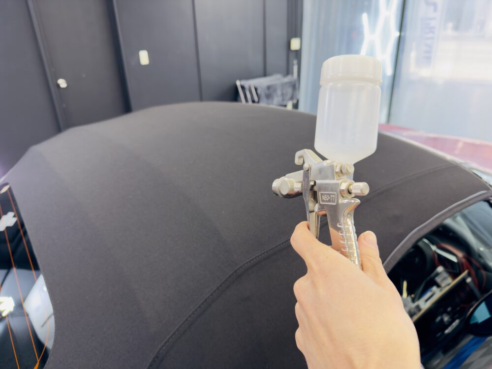 マツダロードスター 幌コーティング 幌撥水 横浜