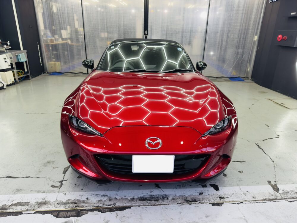 マツダロードスター ガラスコーティング セラミックコーティング 横浜 西区 戸部町