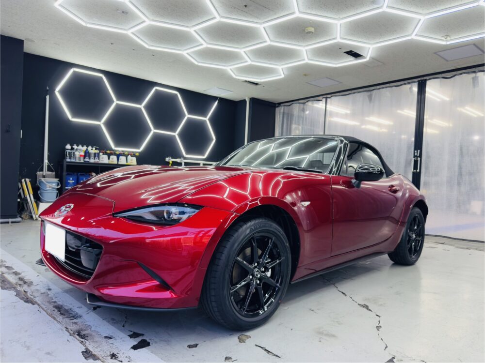 【PRIMEセラミックコーティング】新車マツダ ロードスター プライムセラミックコーティングEXE他 横浜市保土ヶ谷区
