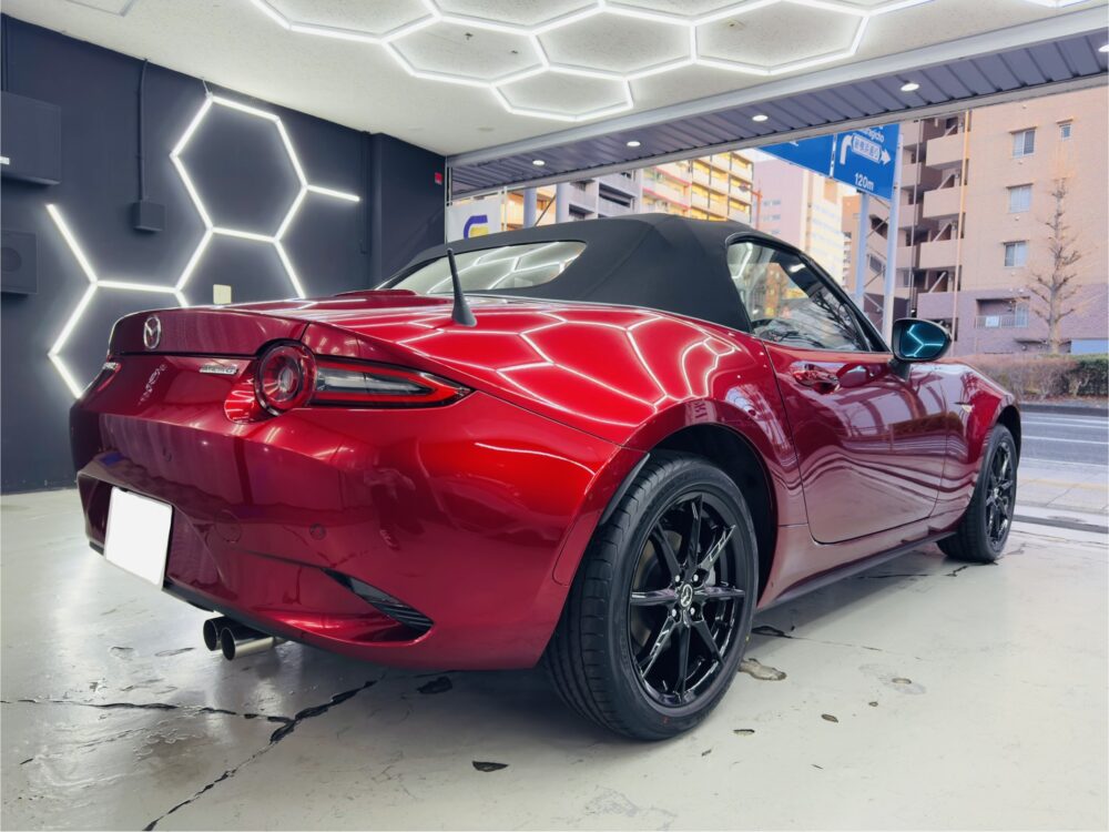 マツダロードスター コーティング 横浜 川崎 鎌倉 藤沢 茅ヶ崎 大和 座間 綾瀬 海老名 厚木 平塚 小田原 町田